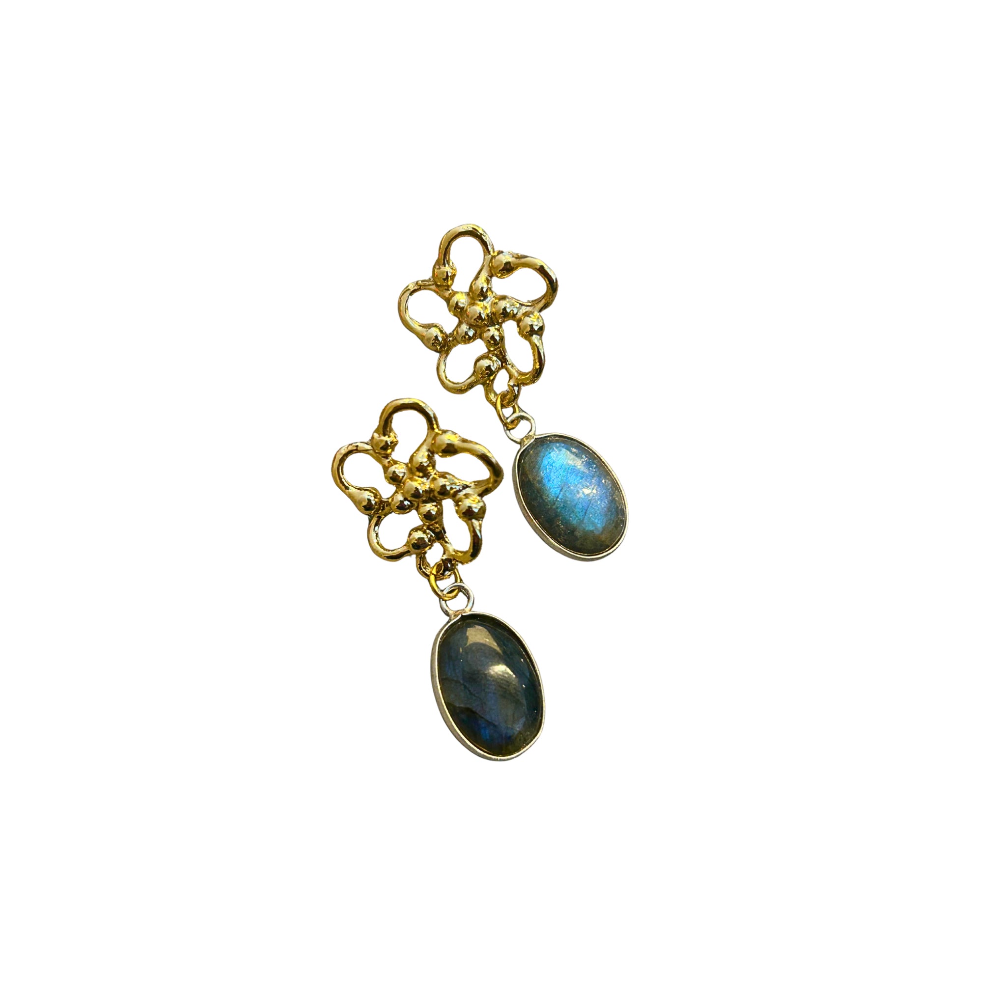 NESLİ GOLDEN LABRADORITE KÜPE