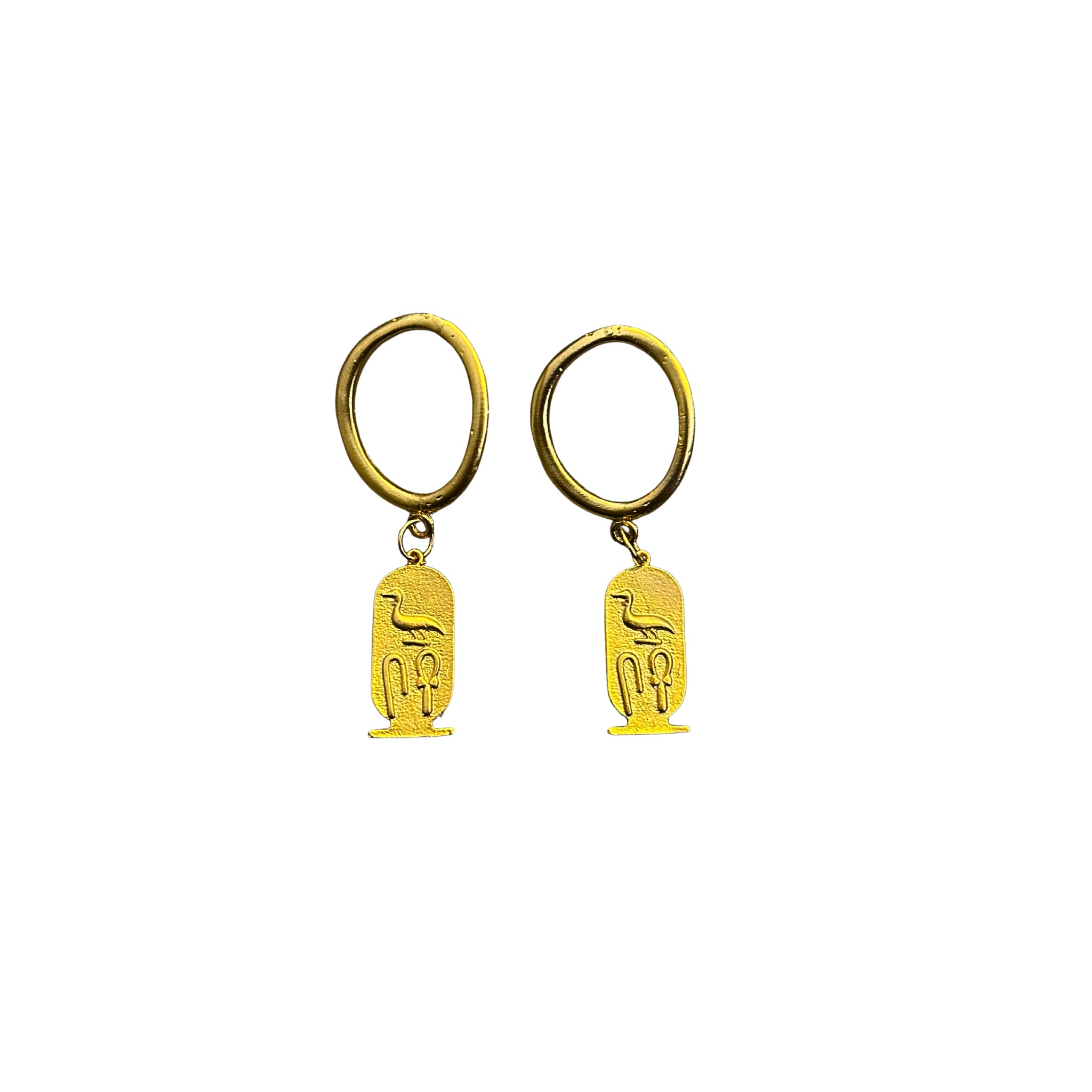 NEFER HİYEROGLİF KÜPE